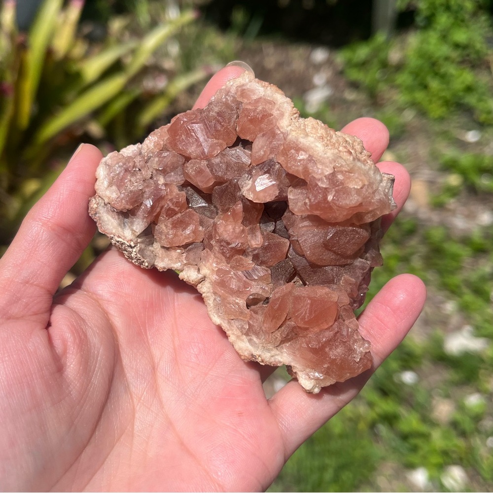 Pink Amethyst cluster